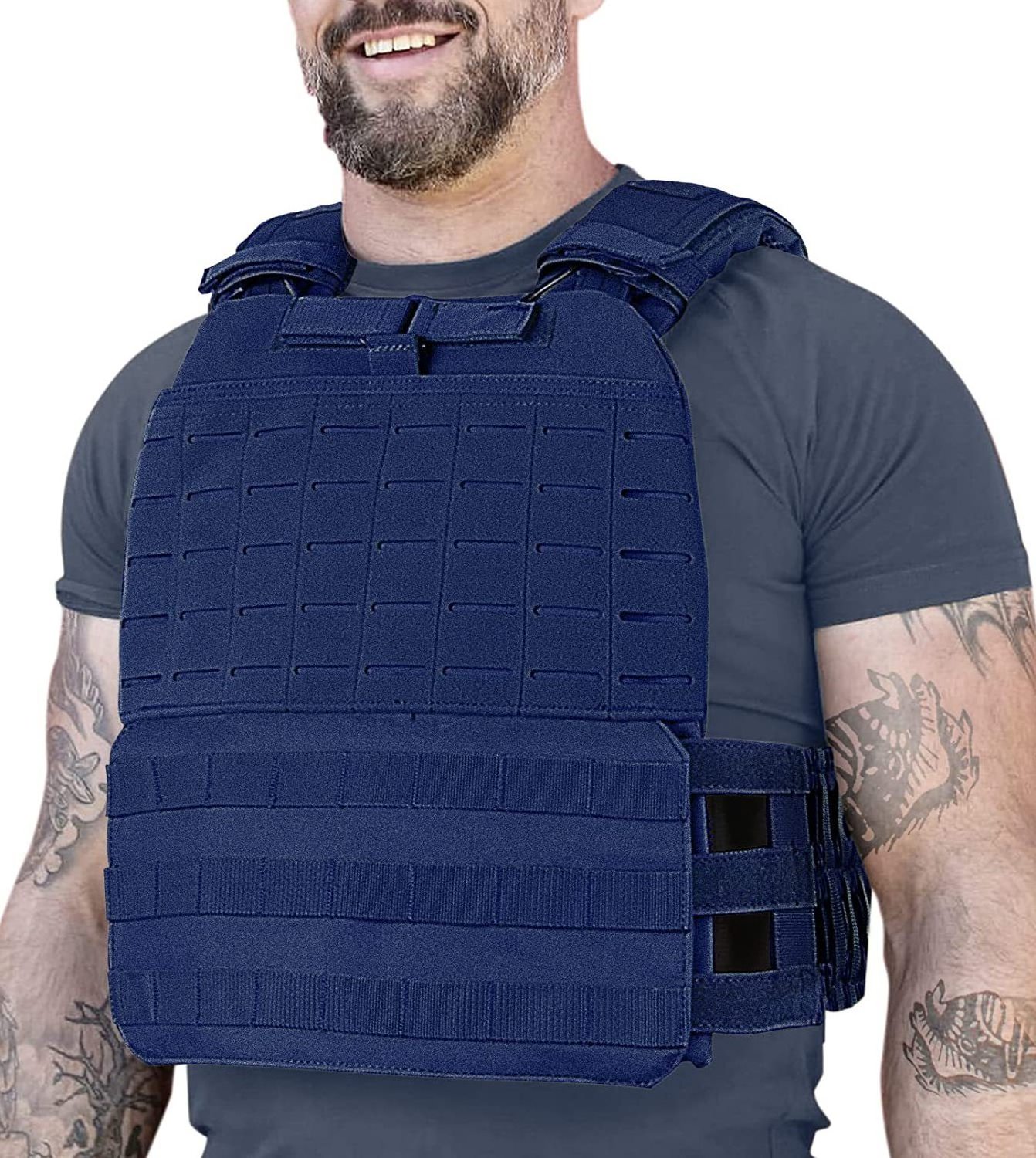 Spot Product Outdoor Sports Training Protective Vest Modular Tactical Lightweight Weight Bearing Vest For Sale