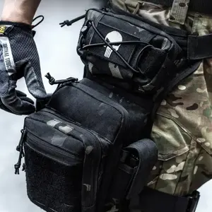 Multifunctional Tactical Package tactical sling bag pack Outdoor Hiking drop leg bag thigh tactical leg bag