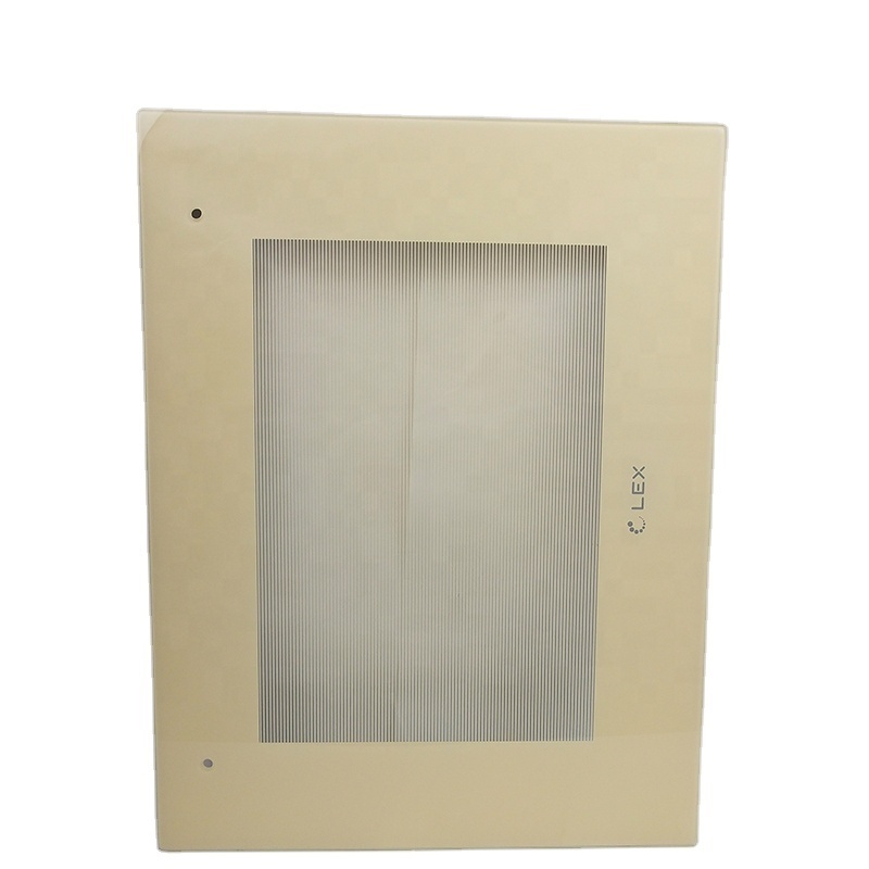 Customize Microwave Oven Glass Part Oven Door OEM Free Spare Part High Heat Resistant Silk Screen Tempered Microwave Glass Panel