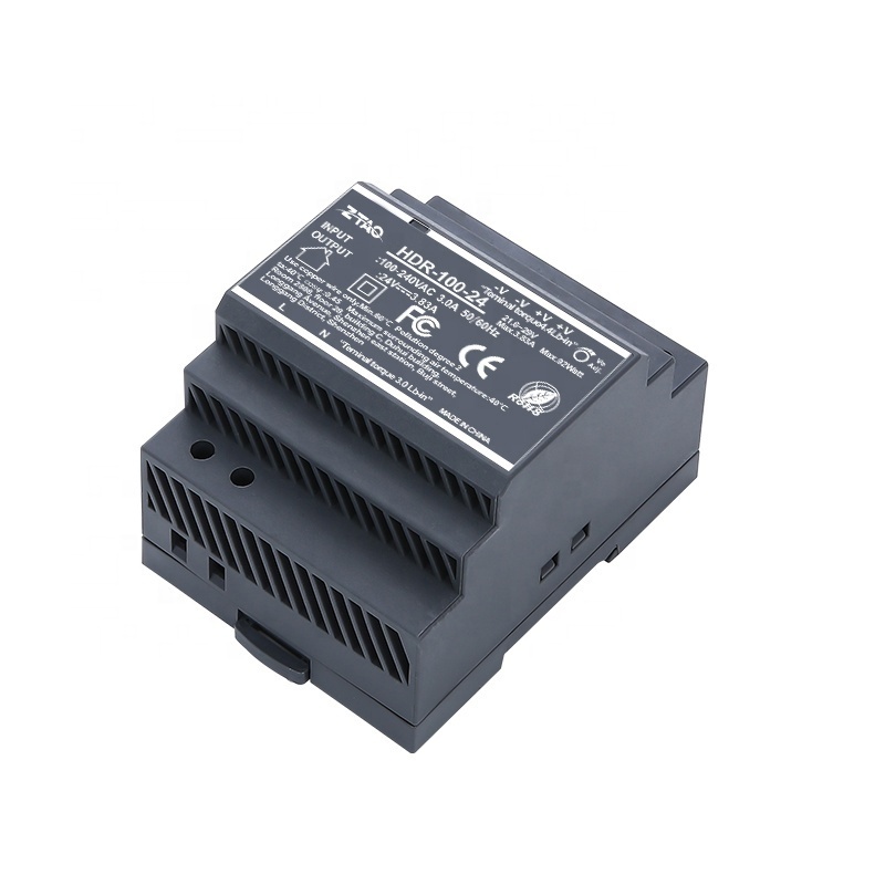 Din rail power supply Switch 48v HDR-100-48 Single Output 24v 4.2a 48v 1.92a 100w  Ac Dc CONVERTER for led driver or CCTV