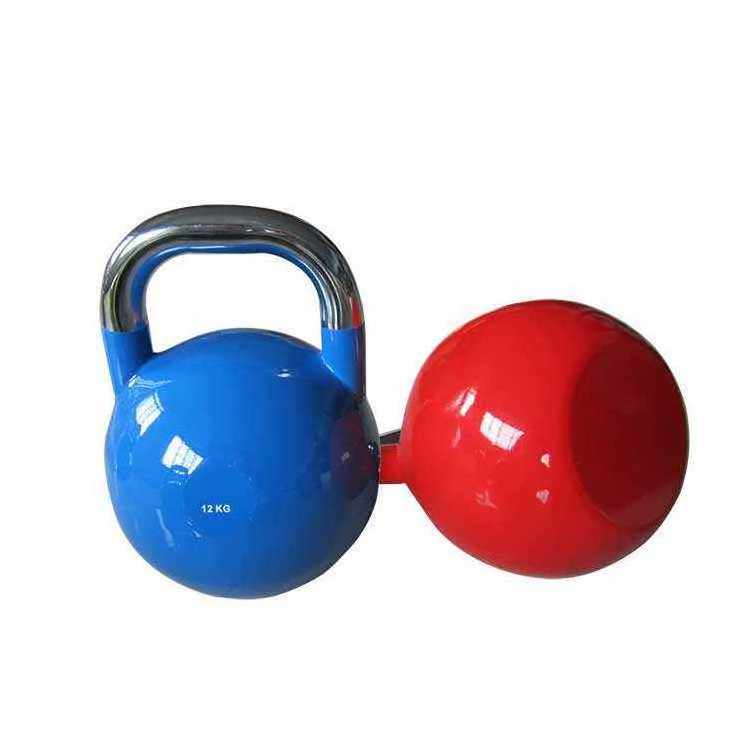 ZT Customizable Logo Round 10kg Stainless Steel Kettlebell Multi-Size Handheld Kettlebell