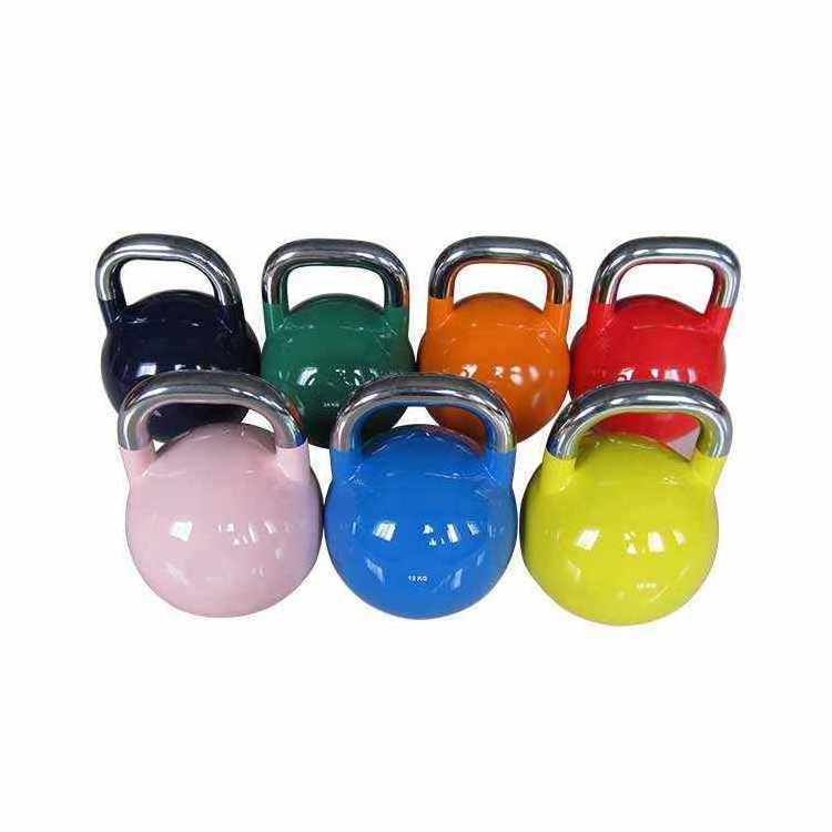 ZT Customizable Logo Round 10kg Stainless Steel Kettlebell Multi-Size Handheld Kettlebell