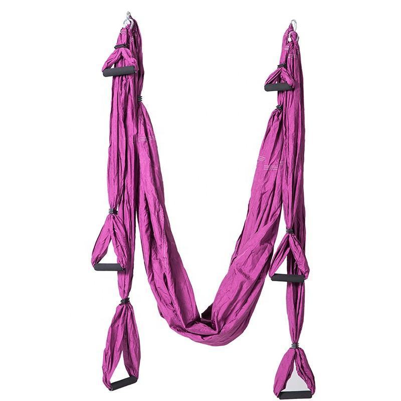 ZT indoor hanging sport workout Aerial Fitness flexibility strap swing Yoga Hammocks