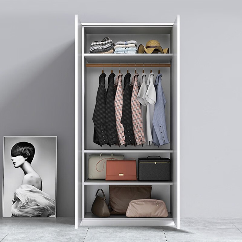 Wardrobes Bedroom Furniture Steel Storage Cabinet 2 door Cupboard Metal Clothes Cabinets Wholesale Metal Closet