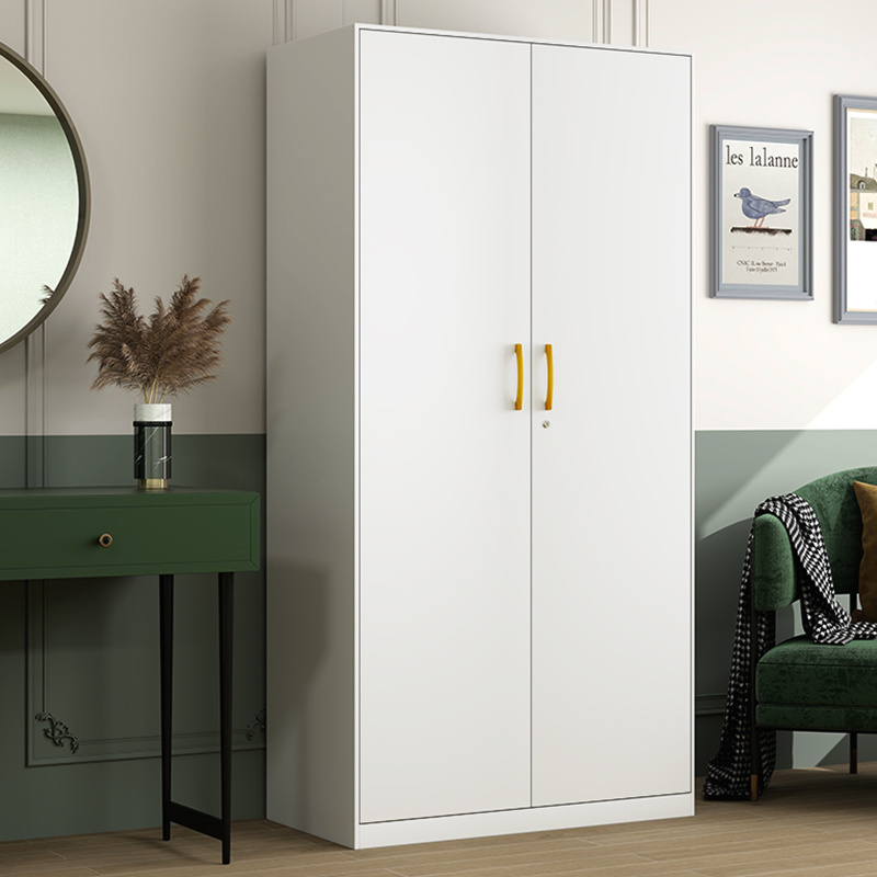 Big capacity metal wardrobe Home Bedroom Furniture Steel Storage Cupboard Metal Clothes Cabinets Wholesale Metal Closet