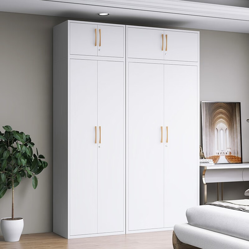 Cloth almirah modern 3 sliding design steel wooden finish bedroom closet metallic cabinet three door metal wardrobe