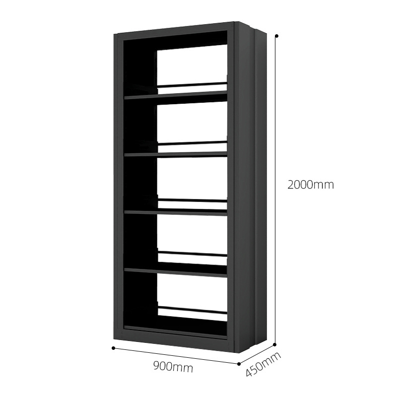 5 Layers Library Two-sided Two Column Steel Bookshelf/cheap steel double side book storage bookshelf used library bookshelf