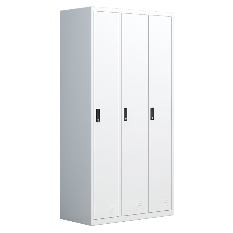 Metal Locker Small Cubby Locker Steel 3 Doors Steel Clothes Storage School Gym Locker filing cabinets