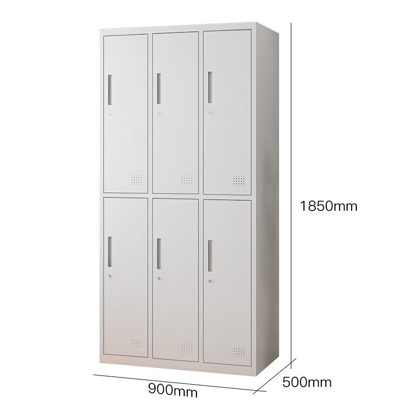 Metal Employee Storage Locker for Stuff Gym iron cabinet steel staff metal work lockers school storage  6 pintu roperos armario