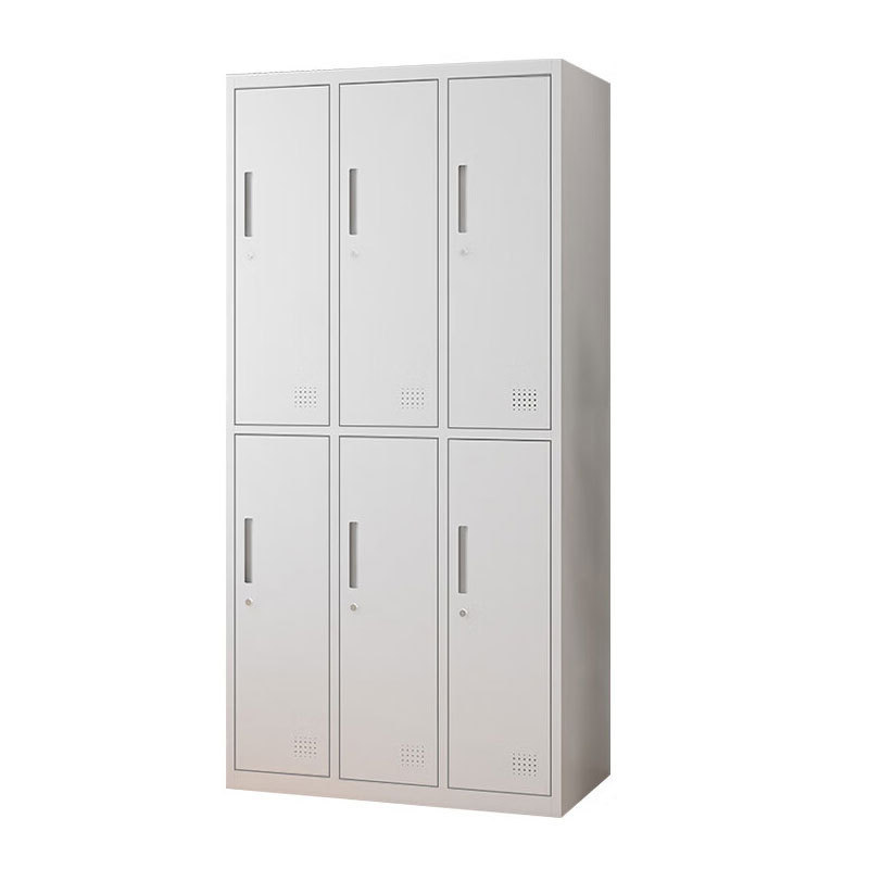 Metal Employee Storage Locker for Stuff Gym iron cabinet steel staff metal work lockers school storage  6 pintu roperos armario