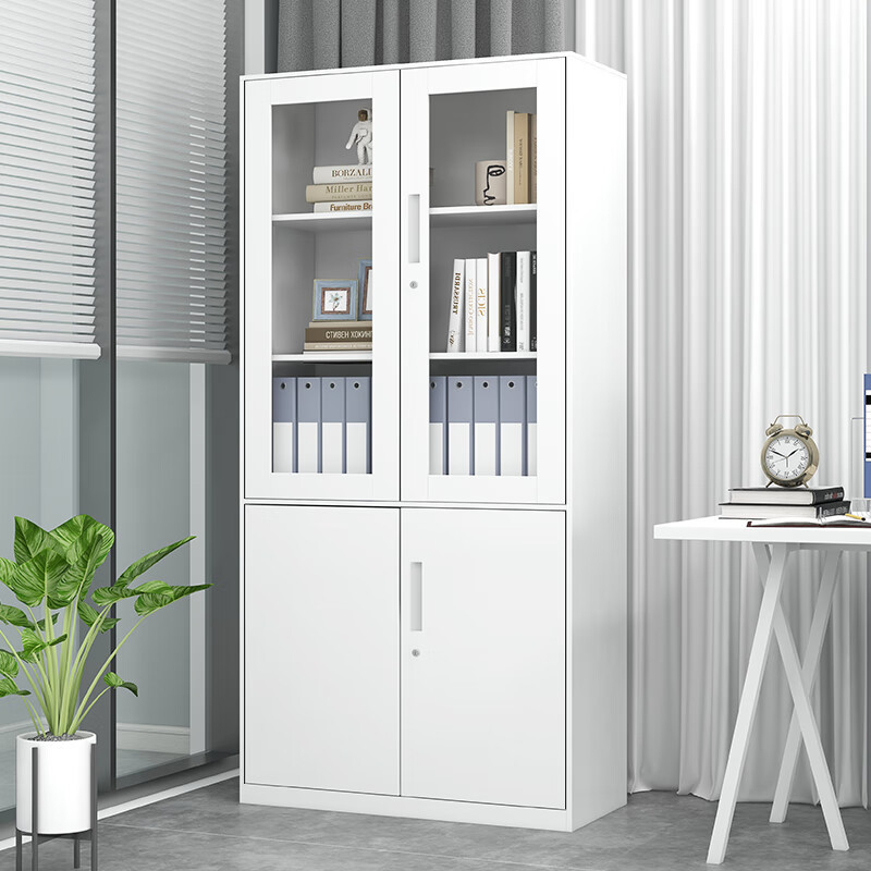 Office Metal Furniture 2 Doors File Cabinet Manufacture Steel Filing Archivad Cabinet FactoryWith Adjustable Shelf