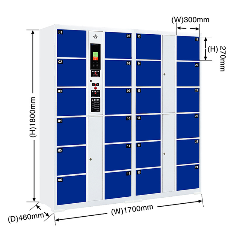 ODM&OEM Digital Storage Locker cell phone control Parcel Delivery Locker with Pin Code Waterproof Smart Package Locker