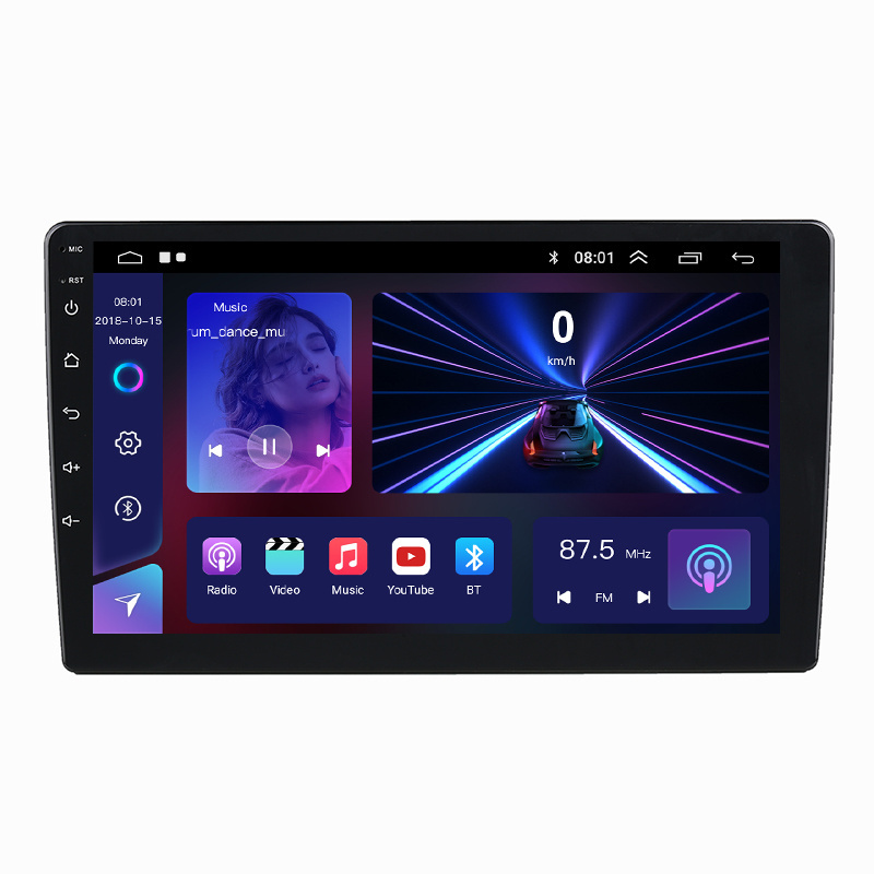 Universal 9 Inch Wifi 6 Quad core 2GB 32GB wireless apple carplay screen stereo android radio car dvd player