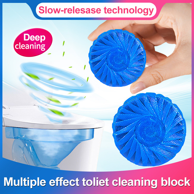 Toilet Bowl Cleaner Tablets for Tank Solid Blue Automatic Flushes Toilet Bowl Cleaning tabs