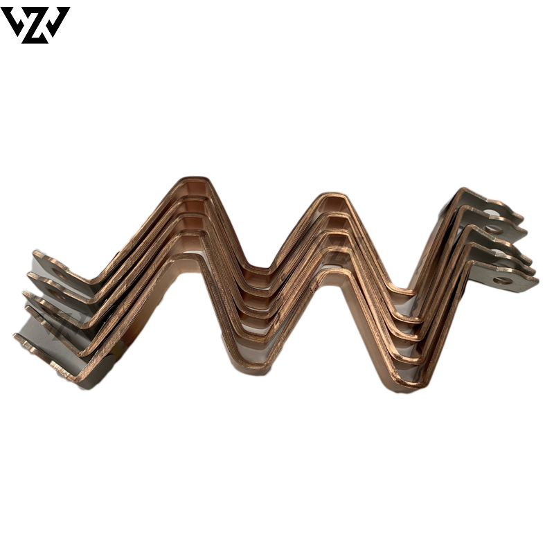 nickel plated copper bus bar soft copper bus bar connection bus soft connections flexible cap protector  busbar flexible