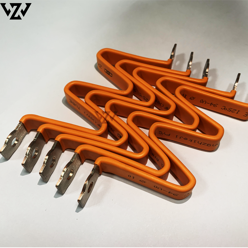 nickel plated copper bus bar soft copper bus bar connection bus soft connections flexible cap protector  busbar flexible