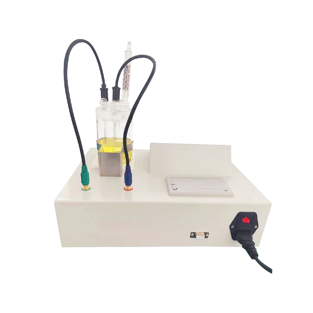 ZWWS101Karl Fischer Oil Water Content Test Apparatus Coulometric Titration Moisture Analyzer