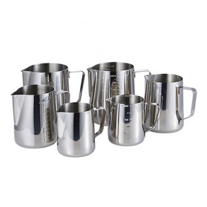 hot sale product 2020 Barista Tools Espresso Coffee Latte Art Pitcher 304 Stainless Steel Milk Jug 350ml Milk Frothing Pitcher