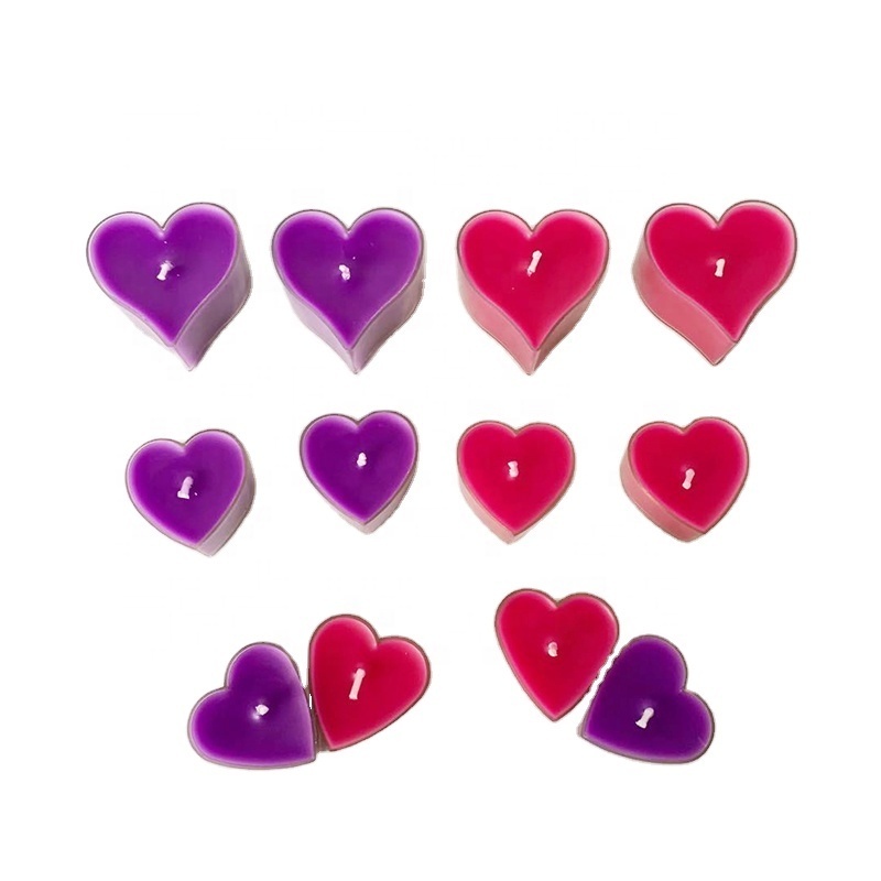 Heart Shaped Tealight Candles