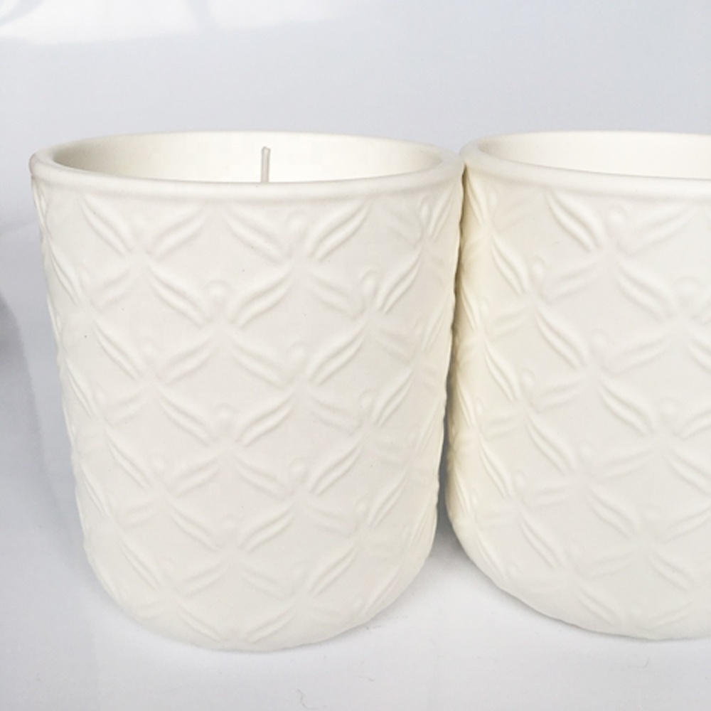 Stylish Scented Ceramic Cup Candle Ceramic Craft Candle Novelty Ceramic Candle