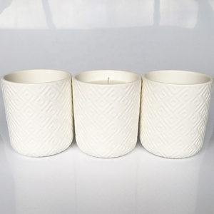 Stylish Scented Ceramic Cup Candle Ceramic Craft Candle Novelty Ceramic Candle