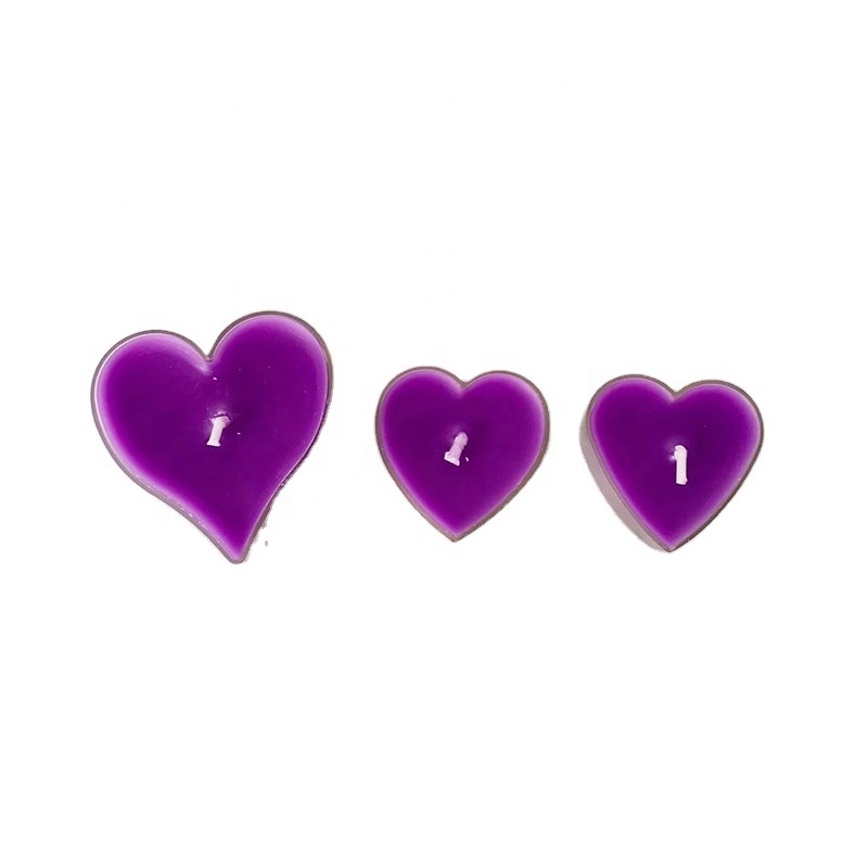 Heart Shaped Tealight Candles