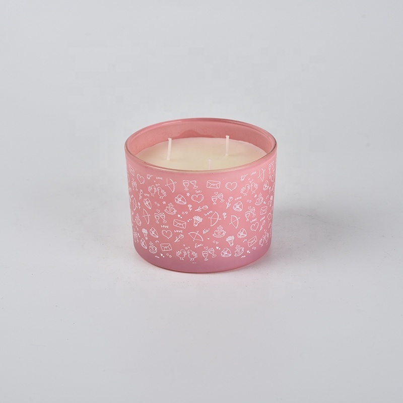 Big Candle Neroli Aromatherapy Natural Plant Wax Soy Customizable 3 Wick Scented Candles Long Burn Time