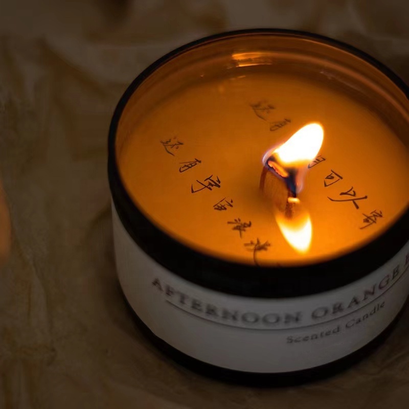 2024 Modern Creative Decoration Custom Cute Packaging Scented Soy Wax Hidden Message Candle