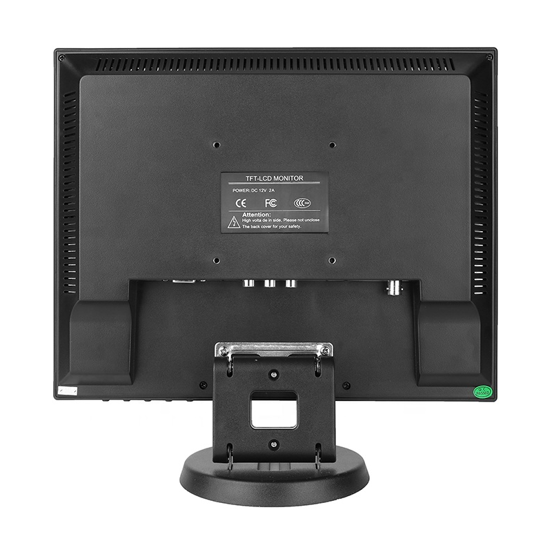 12 inch lcd monitor 1024*768 Desktop monitor CCTV industrial Display with BNC VGA HD-MI AV USB interface