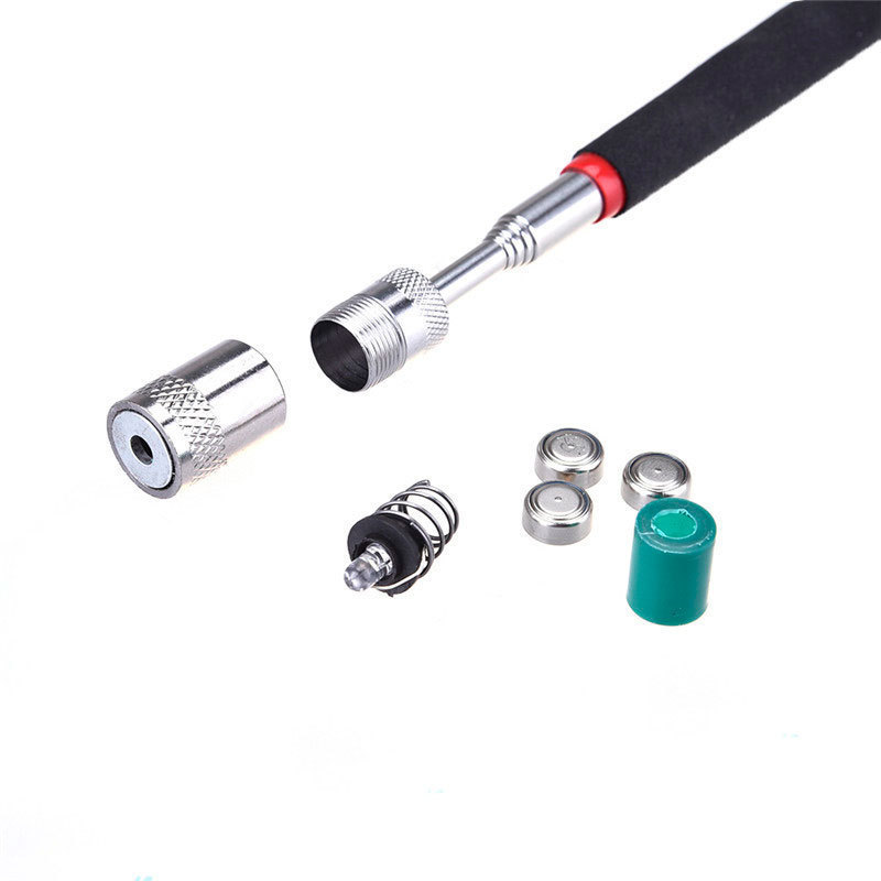 Mini Portable Telescopic Adjustable Magnetic Pick-Up Tools with LED Light