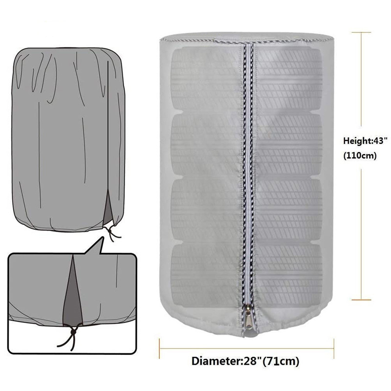 Waterproof and Dustproof Auto Wheel Tire Storage Covers Spare Tyre Storage Bag