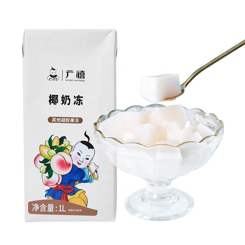 2021 New Ready-to-use Fruit Jelly Coconut Milk Jelly Pudding for Bubble Tea