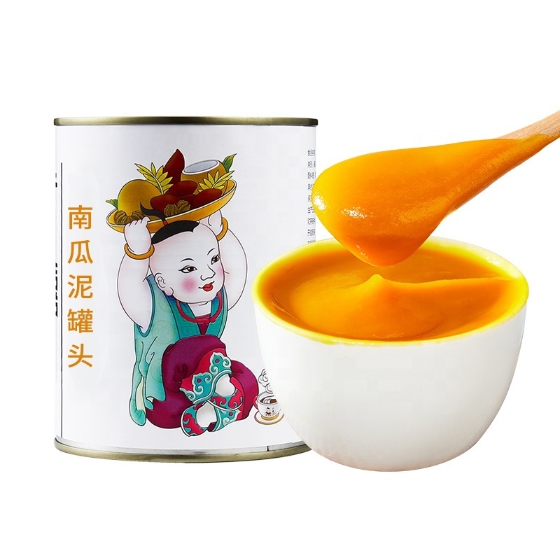 850g Organic Canned Pumpkin Puree for Making Dirty Tea