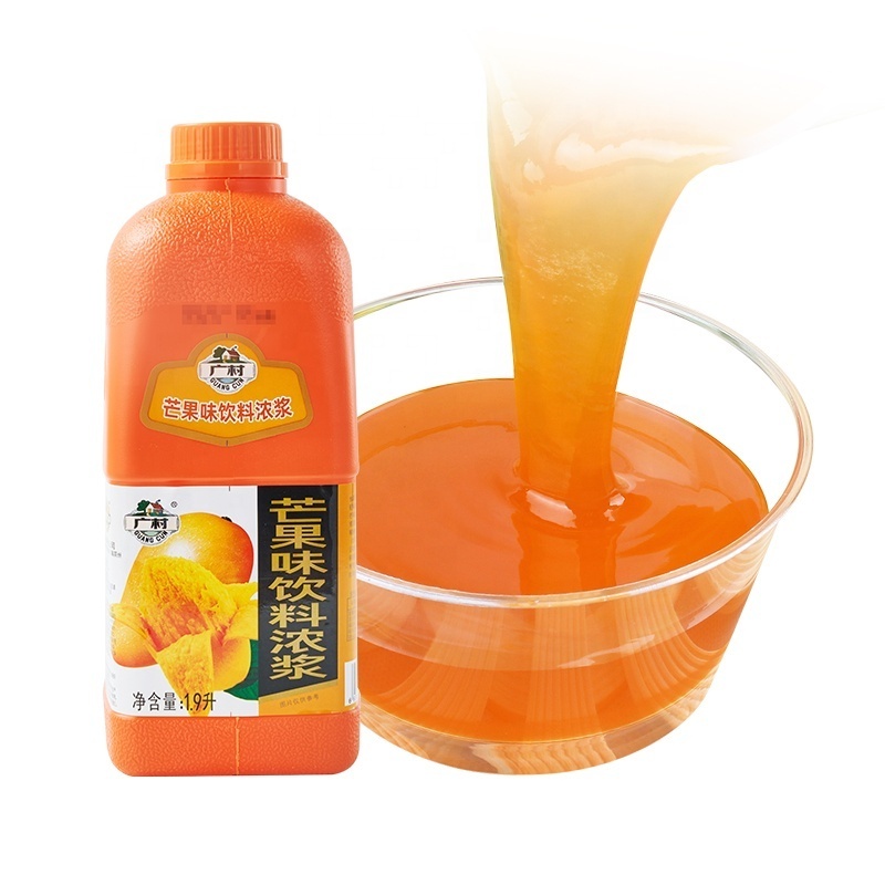 1.9L Guangcun Mango Juice Concentrate for Bubble Tea