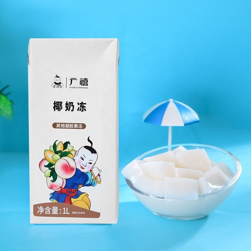 2021 New Ready-to-use Fruit Jelly Coconut Milk Jelly Pudding for Bubble Tea