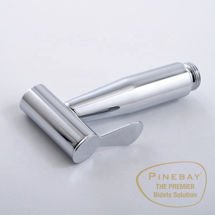 PINEBAY Custom SUS 304 Stainless Steel Bathroom Bidet Sprayer with Shower Hose Shut Off Valve Handheld Toilet Shattaf Spray