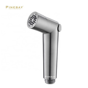 PINEBAY Excellent Functionally ABS Brushed Nickel Bathroom Toilet Bidet Sprayer Muslim Shower