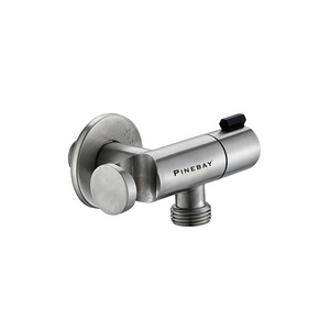 PINEBAY OEM Toilet Bathroom Bidet Accessories Durable Stainless Steel 304 Angle Valve Factory Price Water Control Stop