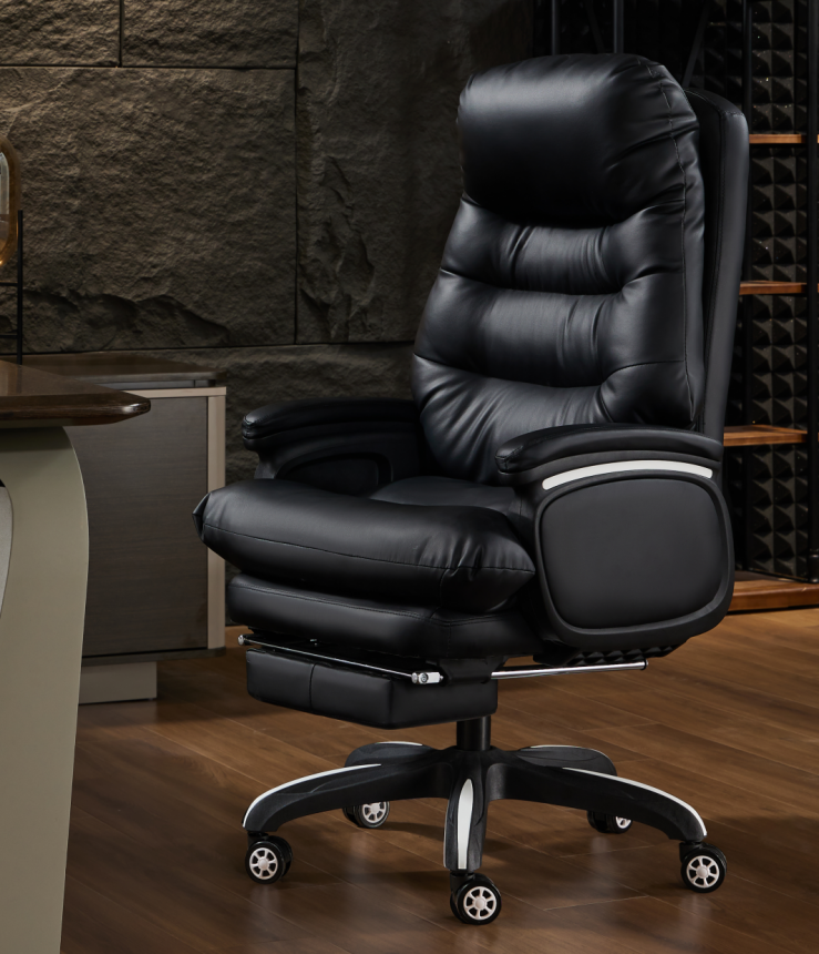 The boss office chair comfortable sedentary can lie home leather business large class chair