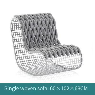 aluminium alloy  Modern fashion minimalist outdoor furniture set outdoor furniture sofa garden garden sofa set outdoor