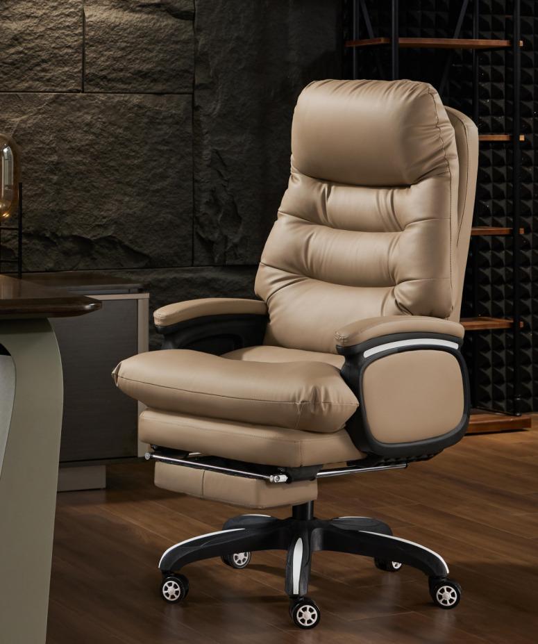 The boss office chair comfortable sedentary can lie home leather business large class chair