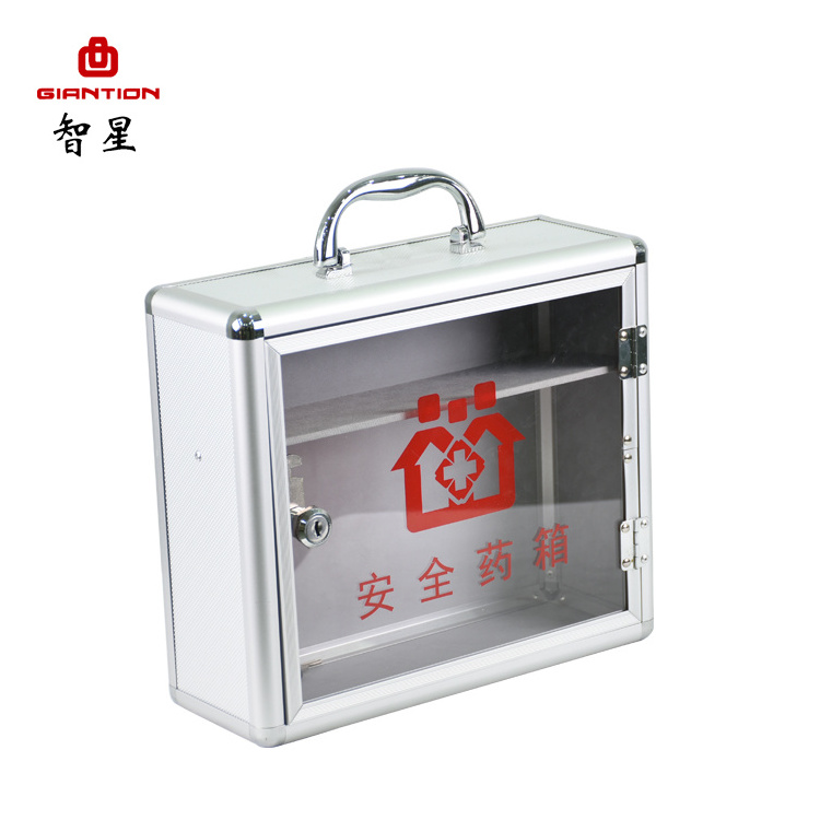 High Quality Wall Mounted First Aid Supplies Locking Medicine Cabinet for sale