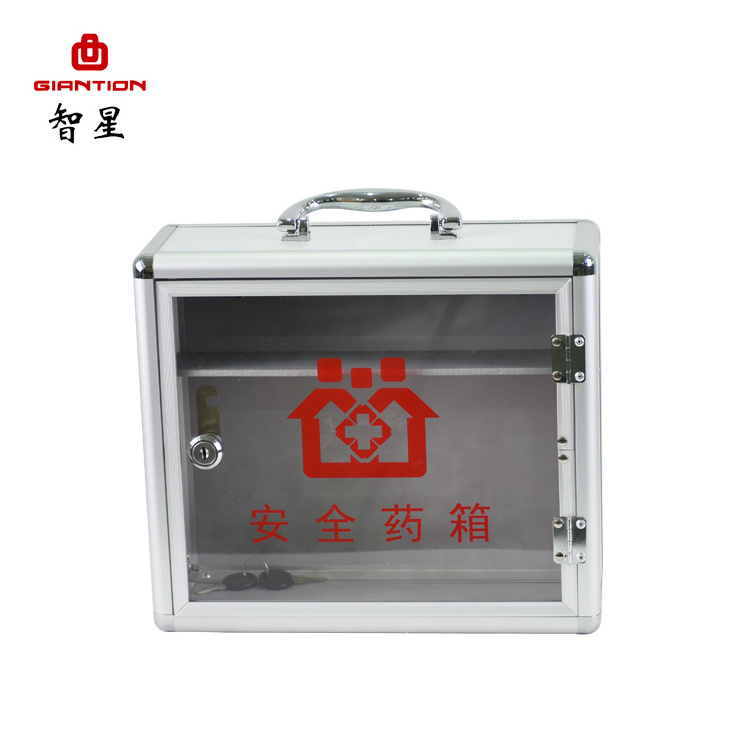 High Quality Wall Mounted First Aid Supplies Locking Medicine Cabinet for sale