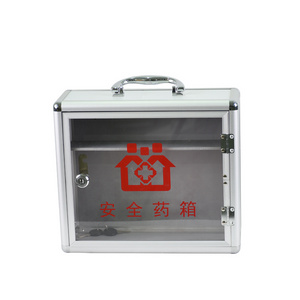 High Quality Wall Mounted First Aid Supplies Locking Medicine Cabinet for sale