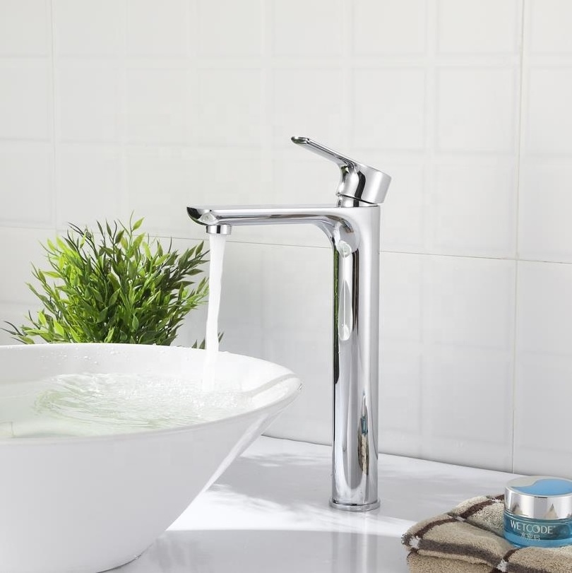 Cheap Single handle Water Taps One Hole Waterfall Mixer Fancy Bathroom Basin Faucet