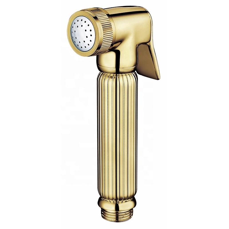 High Quality Wholesale Brass Hand Held Bidet Cloth Diaper Sprayer Rinse Shattaf Toilet Bidet