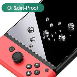 9H Anti Scratch Tempered HD Glass Cover Screen Protector for Nintendo Switch OLED