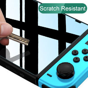 9H Anti Scratch Tempered HD Glass Cover Screen Protector for Nintendo Switch OLED