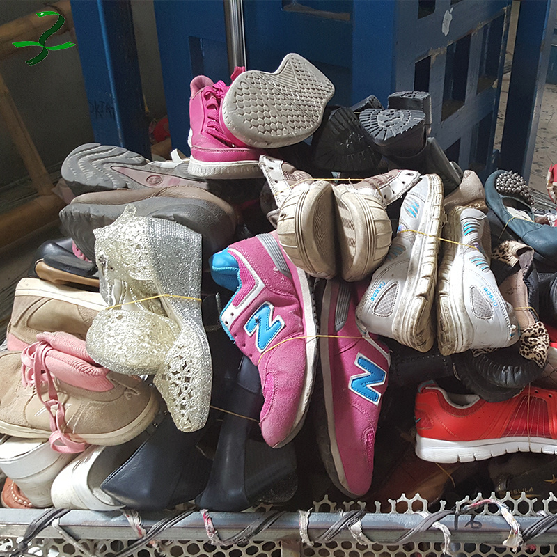 Factory bulk sell second hand shoes wholesale men children sport sneakers used shoes