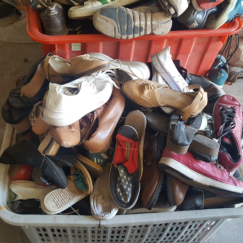 Colorful cheap bundle kids shoes used shoes second hand shoes in bale 25kg